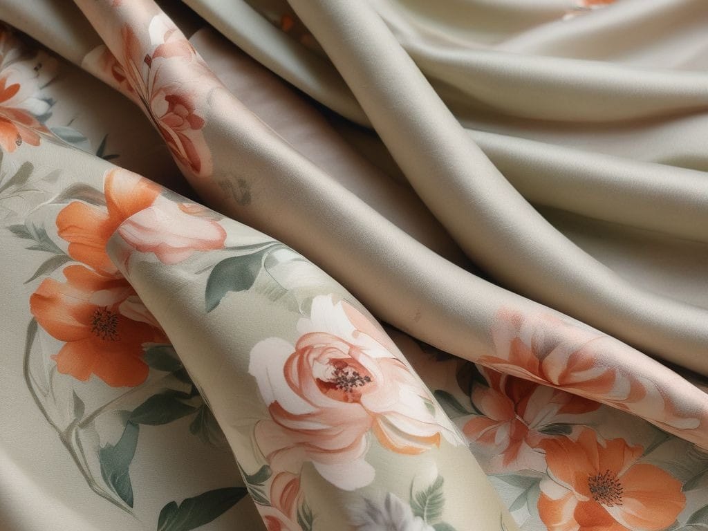 Printed Stretch Sateen